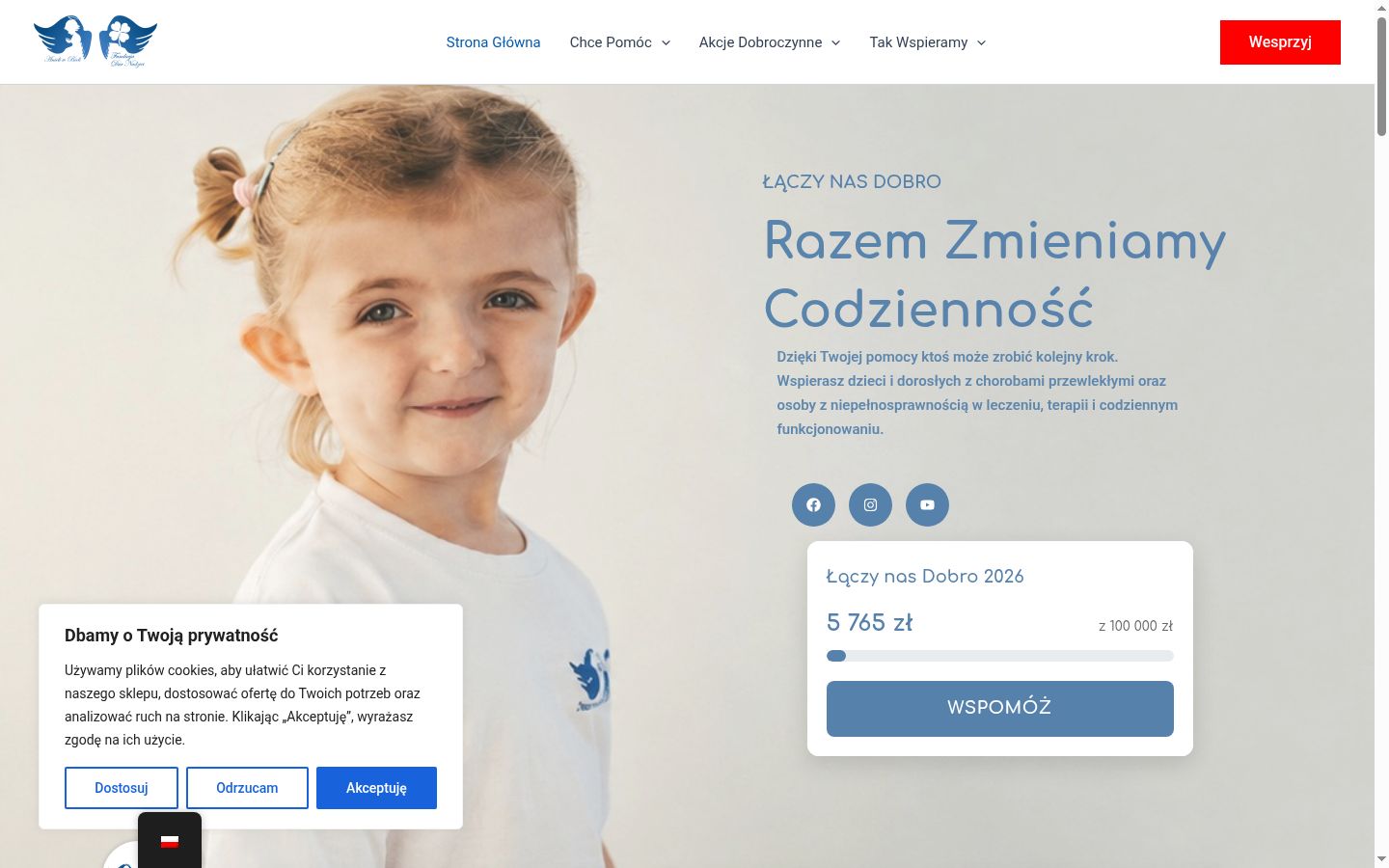 Snímek obrazovky baneru souhlasu zobrazeného před jakoukoli interakcí