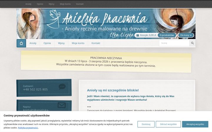 Screenshot of anielska-pracownia.pl