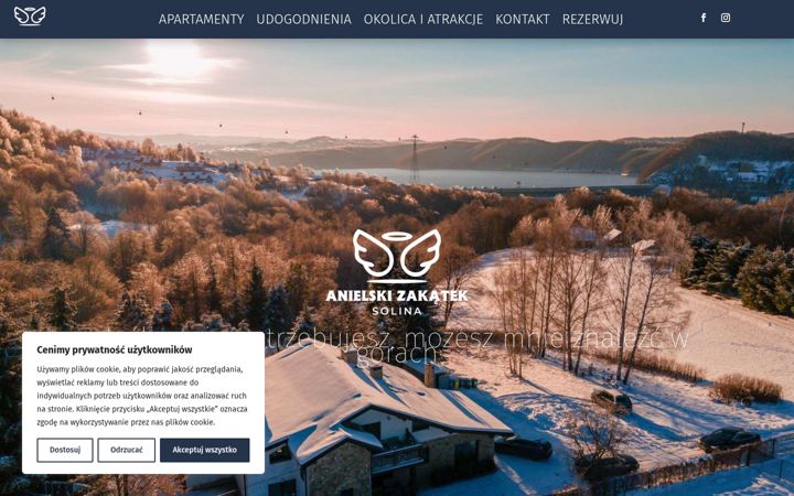 Screenshot of anielskisolina.pl