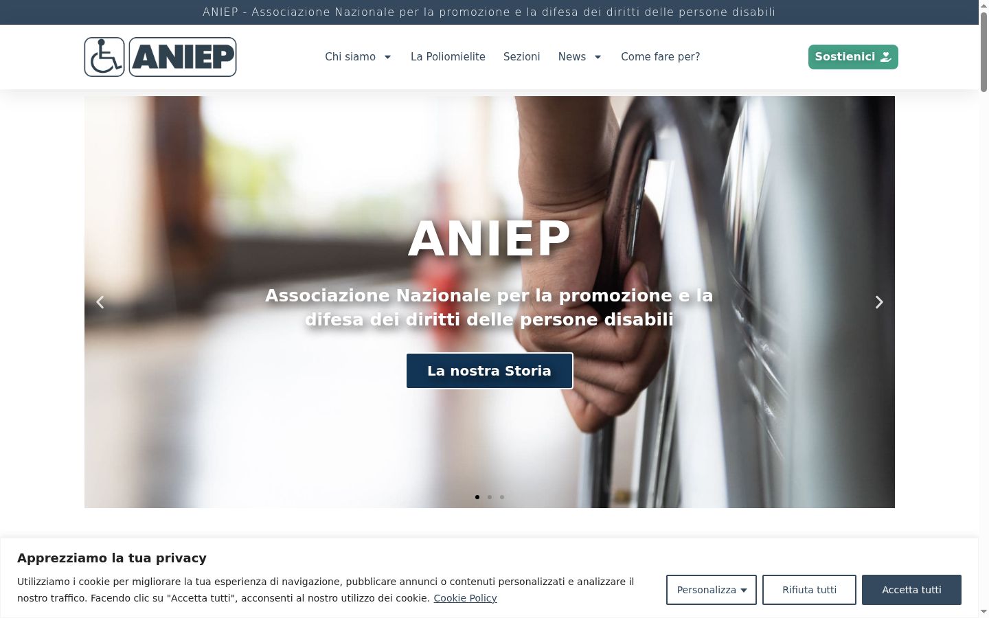 Sutikimo reklamjuostės, rodytos prieš bet kokią sąveiką, ekrano kopija