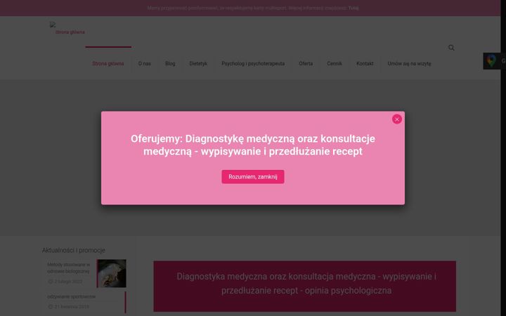 Screenshot of anies.com.pl