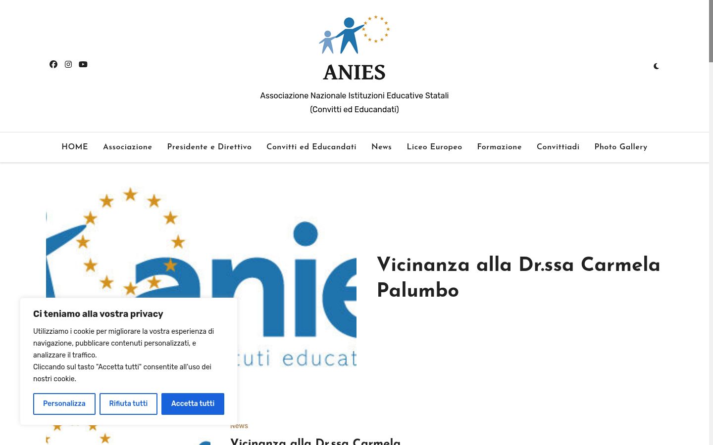 Zrzut ekranu banera zgody wyświetlanego przed jakąkolwiek interakcją