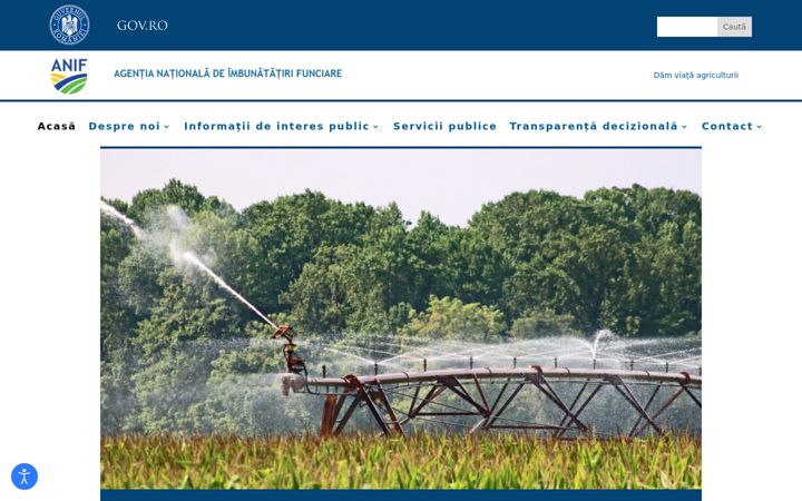 Screenshot of anif.ro