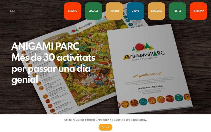 Screenshot of anigamiparc.cat