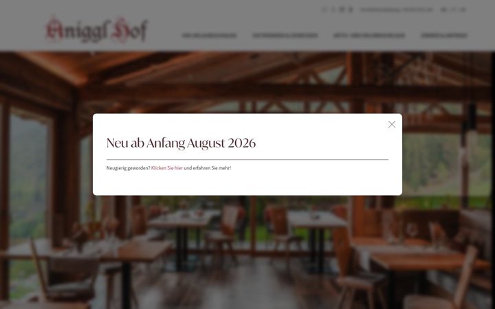 Screenshot stránky anigglhof.it