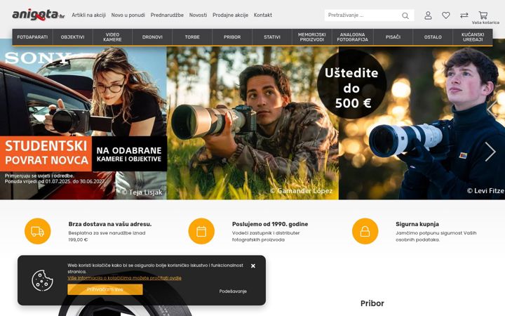 Screenshot of anigota.hr