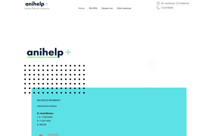 Screenshot of anihelp.vet