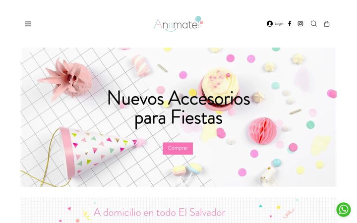 Screenshot of aniimate.com.sv