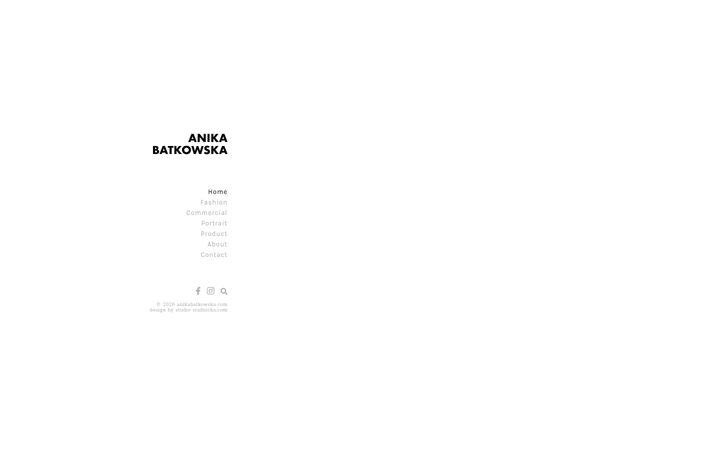 Screenshot of anikabatkowska.com