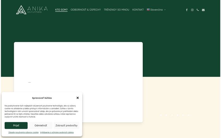 Screenshot of anikagf.sk