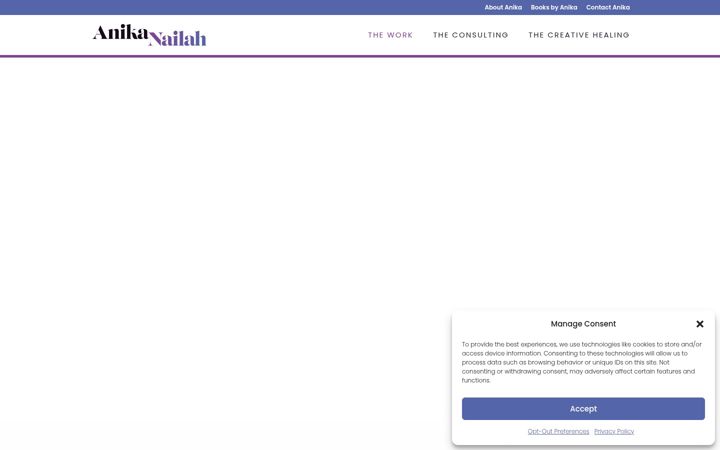 Screenshot of anikanailah.com