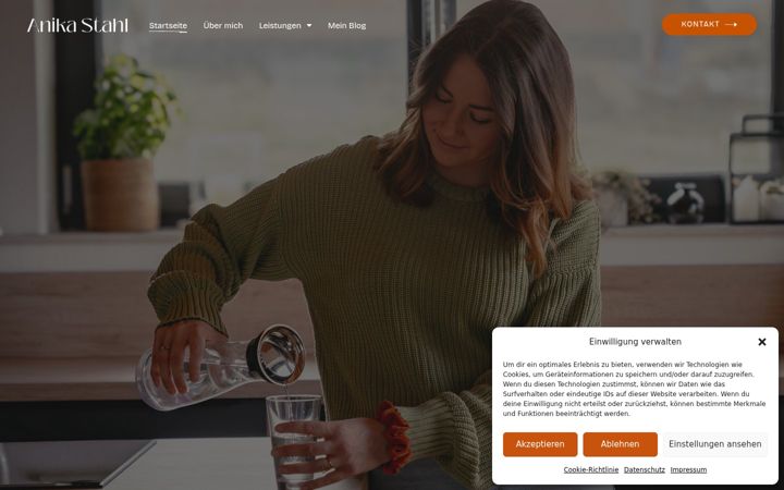 Screenshot of anikastahl.de