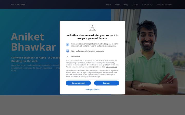 Ekraanipilt saidist aniketbhawkar.com
