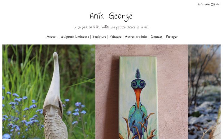 Captură de ecran a anikgeorge.ch
