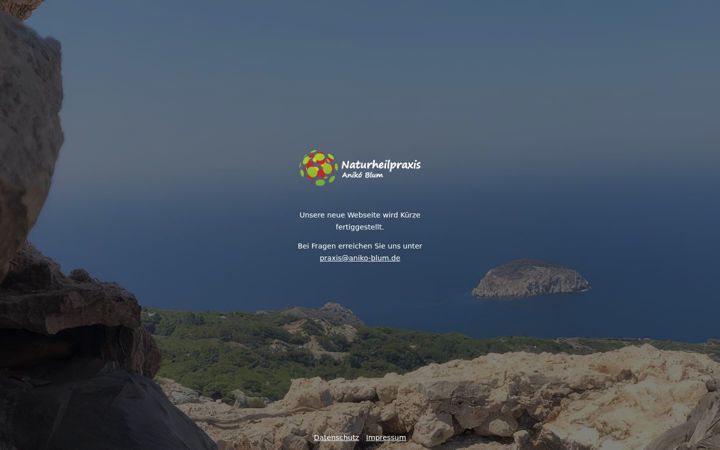 Screenshot of aniko-blum.de