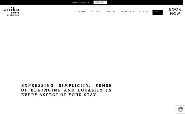 Screenshot of anikosuites.com