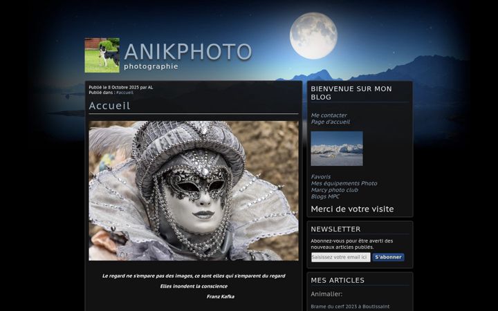 Screenshot of anikphoto.fr