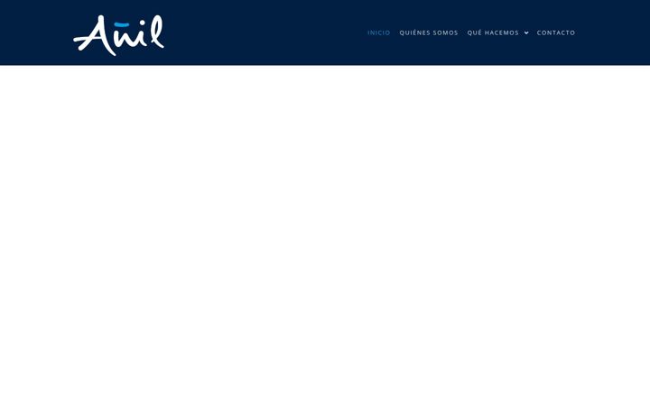Screenshot van anil.es