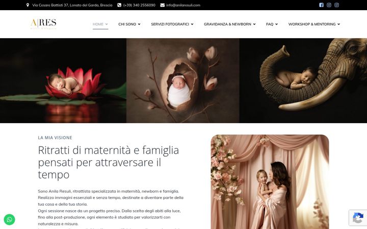 Screenshot van anilaresuli.com