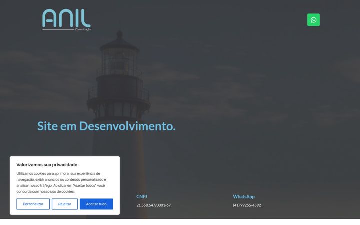 Screenshot of anilcomunicacao.com.br