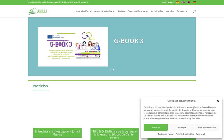 Screenshot of anilij.es