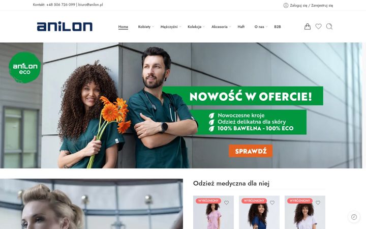 Screenshot of anilon.pl