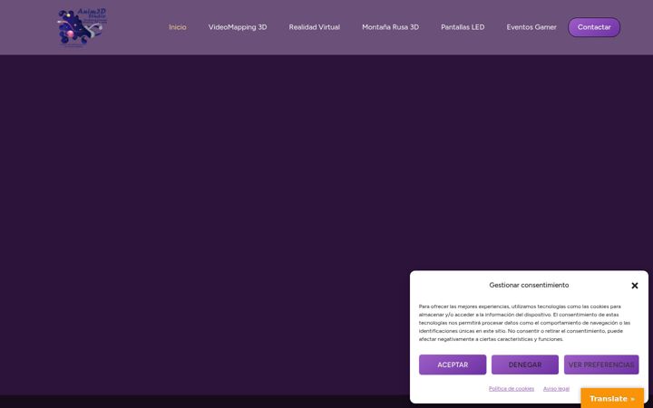 Screenshot of anim3dstudio.com