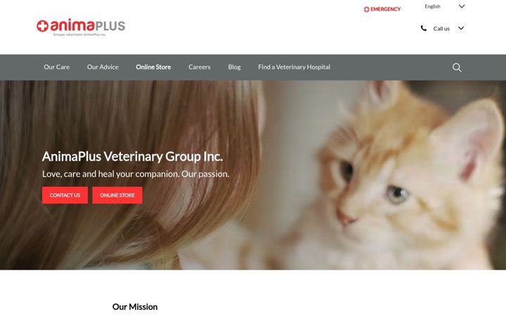Screenshot of anima-plus.com