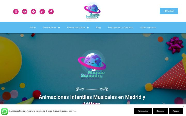 Ekrano kopija animacionesinfantilesmusicales.com