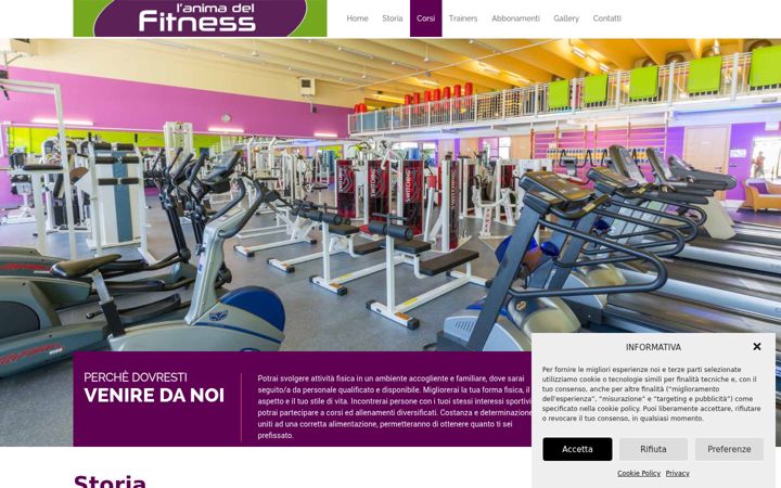 Zrzut ekranu animadelfitness.it
