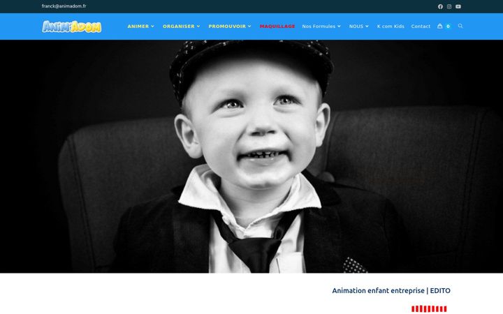 Screenshot van animadom.fr