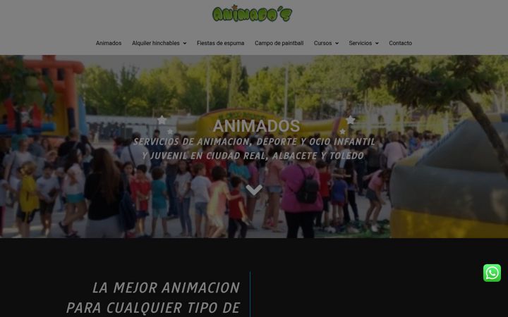 Screenshot of animadoscb.com