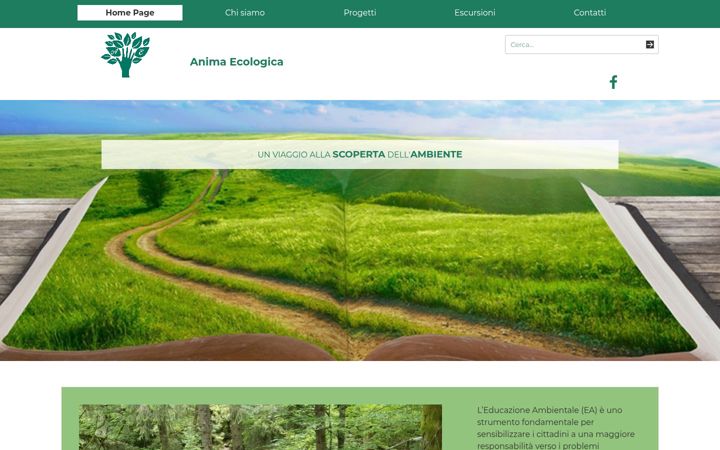 Screenshot of animaecologica.eu