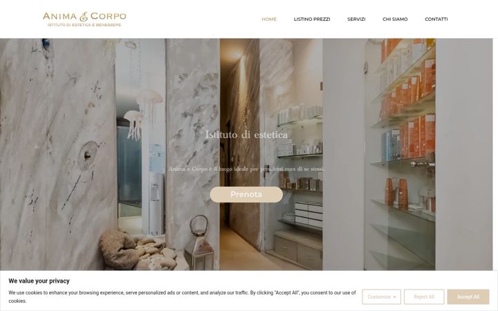 Screenshot of animaecorpoge.com