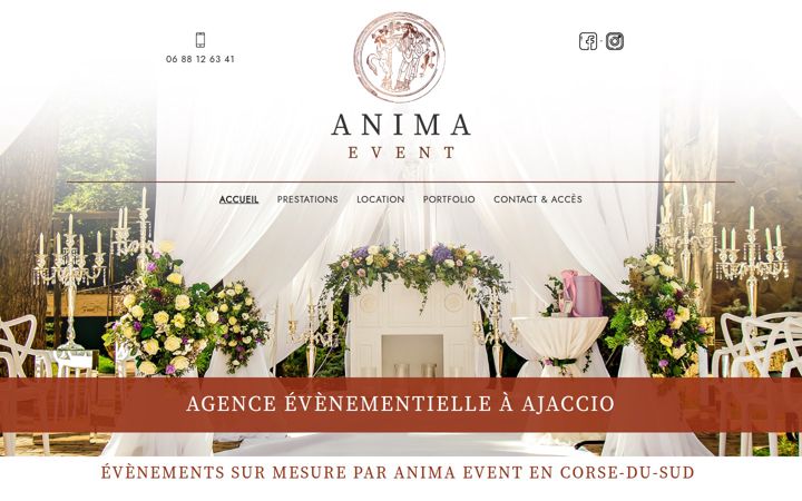 Screenshot of animaevent.fr