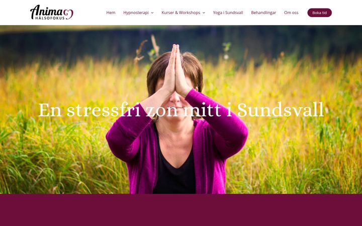 Screenshot of animahalsofokus.se