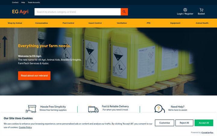 Screenshot of animal-aids.co.uk