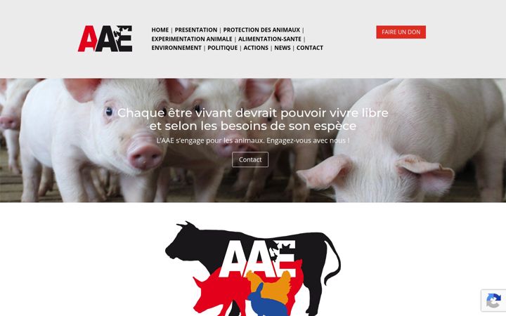 Captură de ecran a animal-equite.ch