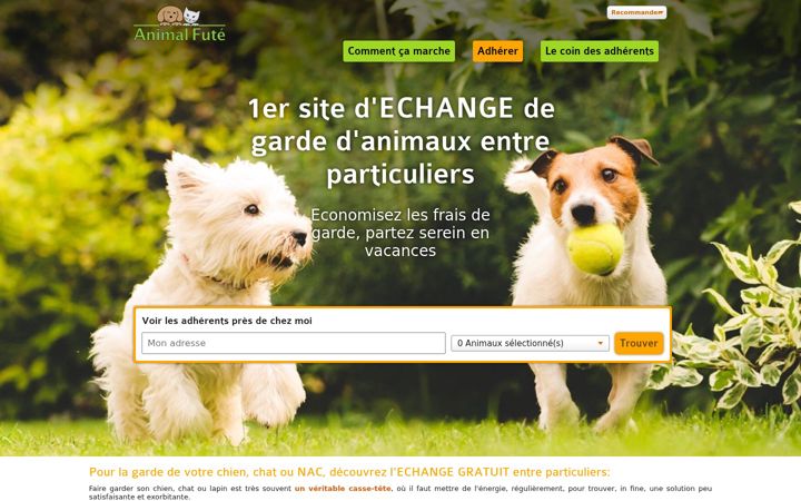 Screenshot of animal-fute.com