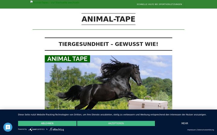Screenshot of animal-tape.info