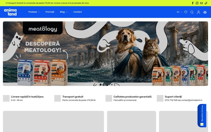 Screenshot of animaland.ro