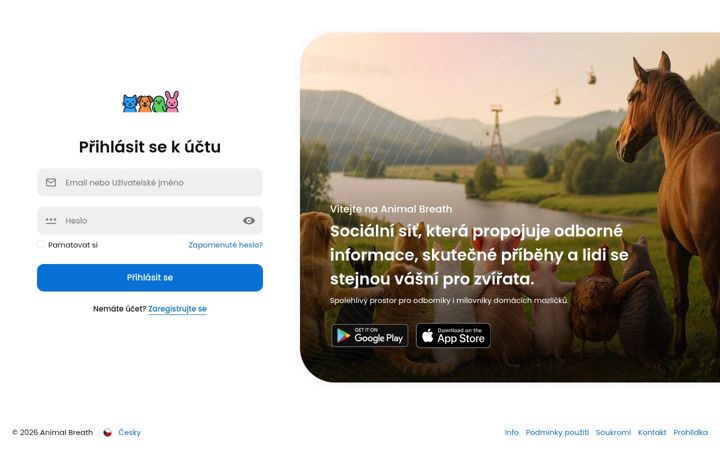 Ekrānuzņēmums no animalbreath.com