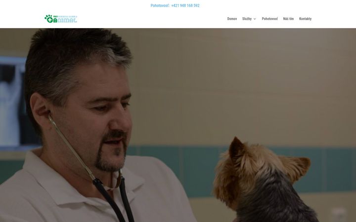 Screenshot of animalcentrum.sk