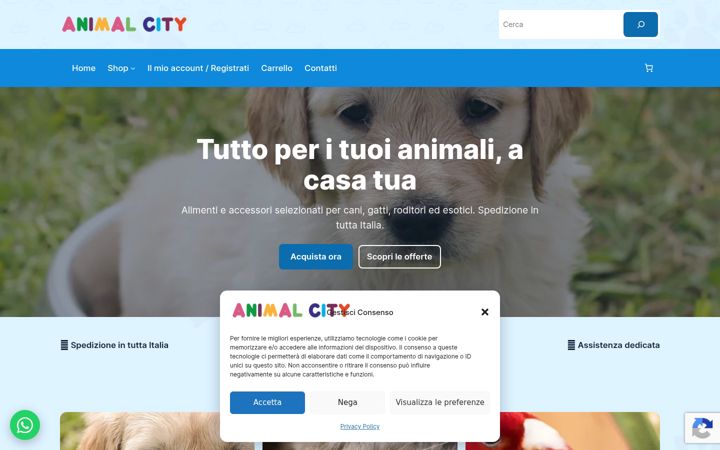 Screenshot di animalcitystore.it