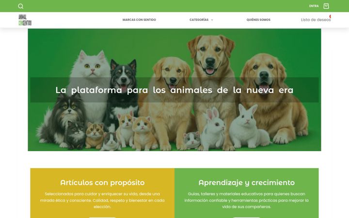 Skærmbillede af animalconsentido.com