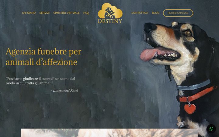 Screenshot di animaldestiny.it