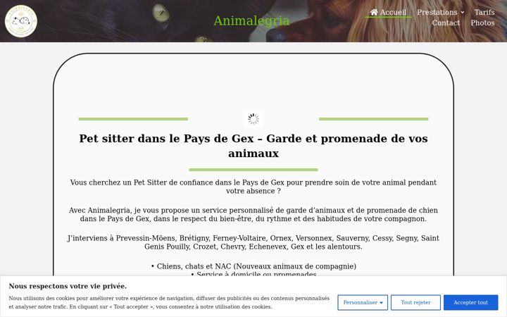 Screenshot of animalegria.fr