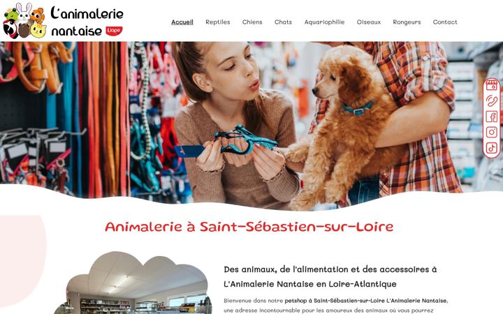 Screenshot of animalerie-nantaise.fr