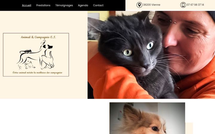 Skærmbillede af animaletcompagnie.com
