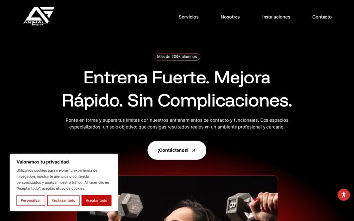 Screenshot of animalfight.es